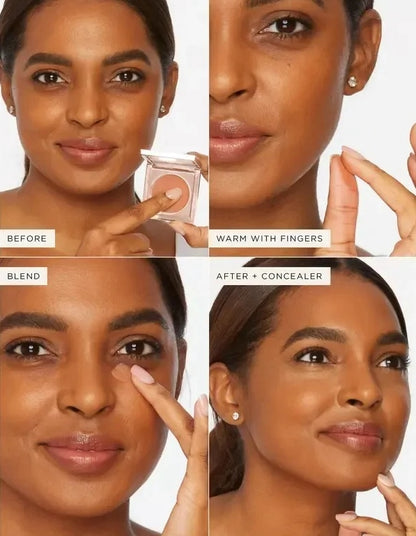 Colored clay CC under eye corrector