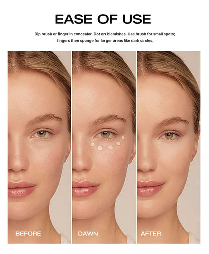 Colored clay CC under eye corrector