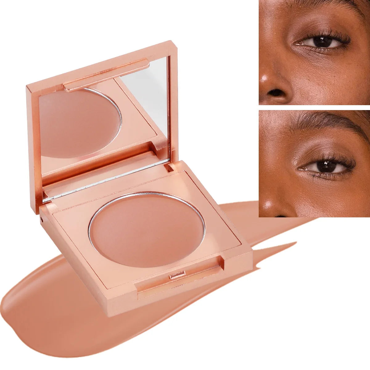 Colored clay CC under eye corrector